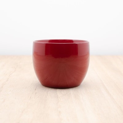 ぐいのみ ( 朱 )《 川連漆器 》 / 伝統的工芸品[L92001]