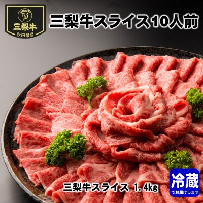 三梨牛スライス　10人前[I3-16004]