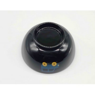 川連漆器　子供椀　くるま[B1-58015]