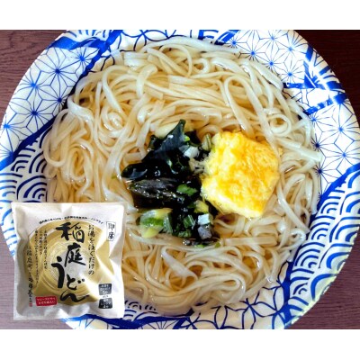 稲庭うどんの即席タイプ【かきたま付き】　6食セット[B1-03007]