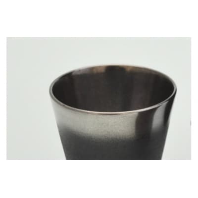 川連漆器　銀彩ロックカップ[O2-63009]