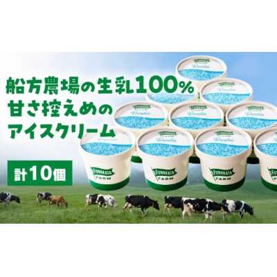 船方農場のアイスクリームセット(10個入り) D641