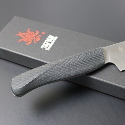 兼常作 G.S.Kシリーズ 切付牛刀包丁165mm VG-10/単層鋼/ブラックマイカ岐阜県関市