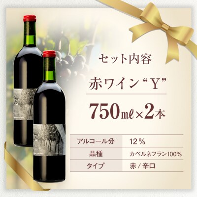 赤ワイン("Y")2本セット