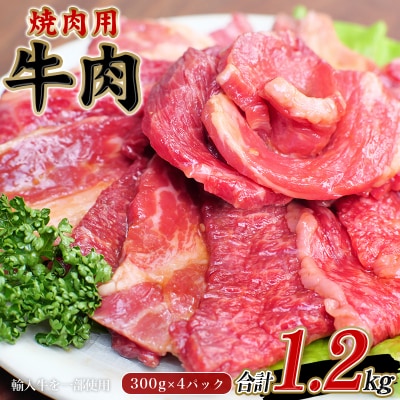 牛タレ仕込味付焼肉 300g×4パック 合計1.2kg【冷凍】【tnk204】