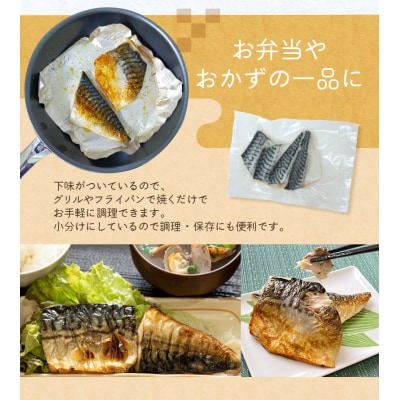 骨なし 無添加 塩さば 切身 60g × 12枚 (4枚入り3セット)【nss507B】
