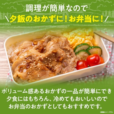 お肉屋さんの「豚ロ-ス生姜焼き」(180g×6セット)