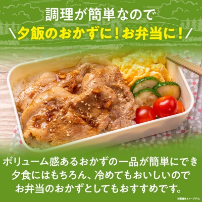 お肉屋さんの「豚ロ-ス生姜焼き」(180g×6セット)