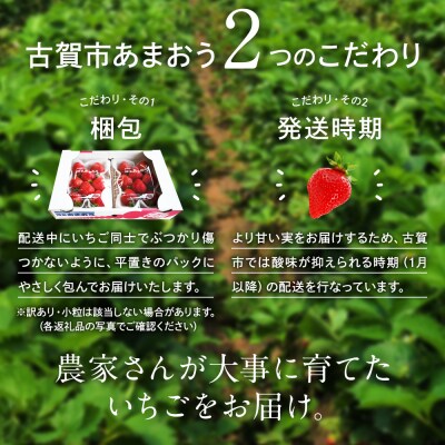 【2023年1月~2月順次発送予定】 あまおう 合計約1,120g 約280g×4パック