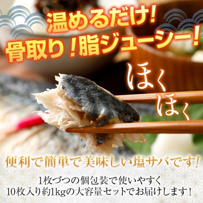 【調理済】塩さば焼きフィーレ(骨取り)