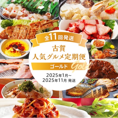 【定期便(11回発送)】古賀人気グルメ定期便 ゴールド2024