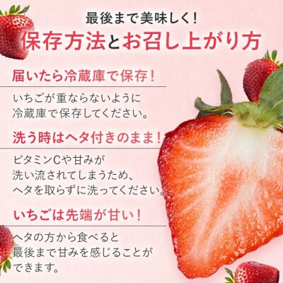 産地直送厳選あまおう 4パックセット約270g×4パック