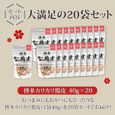 博多カリカリ鶏皮(20袋セット)