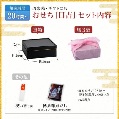 おせち日吉　6.5寸一段重　KOGA-SHI