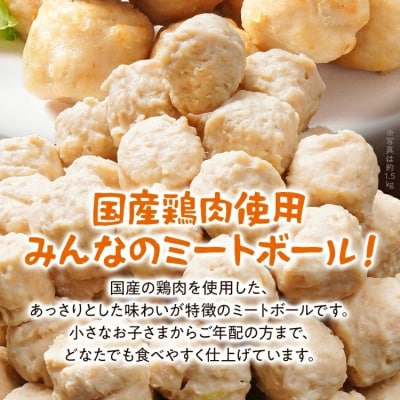 ボリューム3.0kg!国産鶏肉使用!ミートボールセット