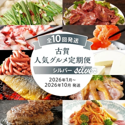 【定期便10回発送】古賀人気グルメ定期便 シルバー　2025