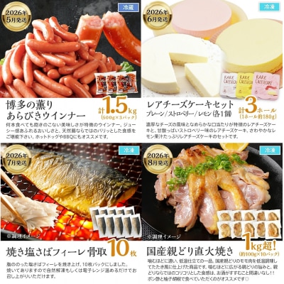【定期便10回発送】古賀人気グルメ定期便 シルバー　2025