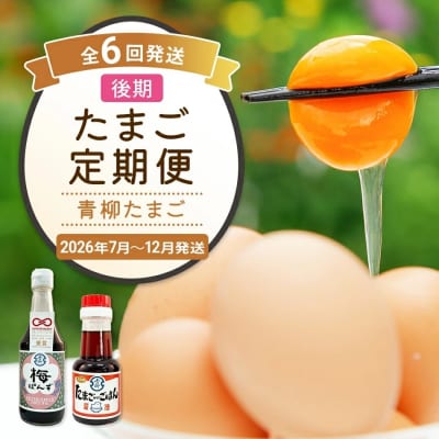【定期便(6回発送)】たまご(後期)定期便・青柳たまご 2025