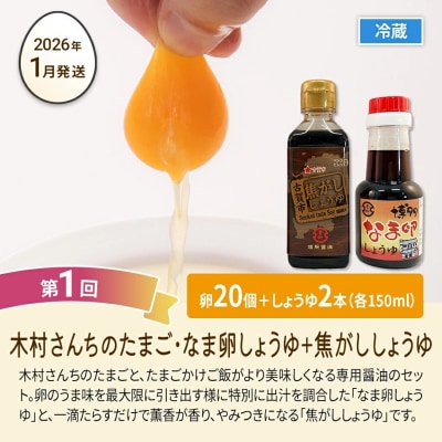 【定期便(6回発送)】木村さんちのたまご(前期)定期便 2025