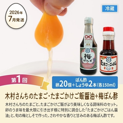 【定期便(6回発送)】木村さんちのたまご(後期)定期便 2025