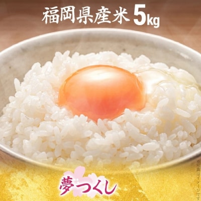 福岡県産米 夢つくし 5kg(令和7年度　精米)