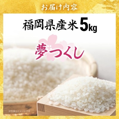 福岡県産米 夢つくし 5kg(令和7年度　精米)