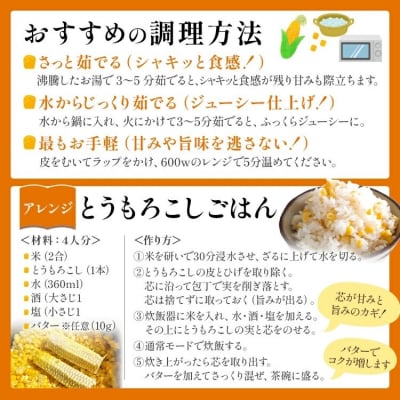 朝採りスイートコーン(10本)