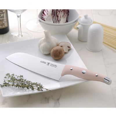 ヘンケルス スタイルエリート 三徳包丁18cm ピーチ/日本製　ナイフ　調理器具【食洗機対応】