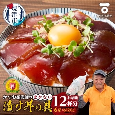 かつお船漁師のまかない漬け丼の具(120g×6P)(a10-1233)