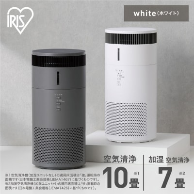 加湿空気清浄機 10畳 AAP-SH20B-W ホワイト
