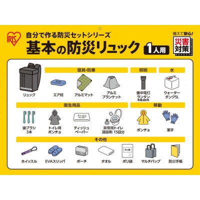 基本の防災リュック BRB-4
