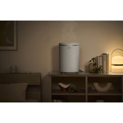 スチーム式加湿器 600ml AHM-MHU60A-W ホワイト