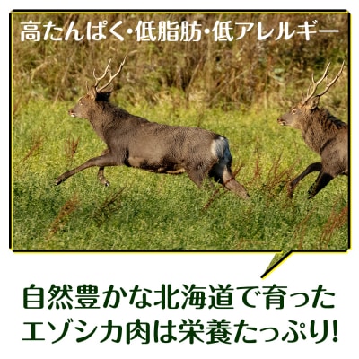 犬 おやつ 鹿肉 冷凍エゾシカ生肉 1kg (200g×5パック)