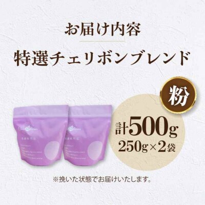 コーヒー粉 特選チェリボン ブレンド 500g (250g×2袋)[AGCU003-2]
