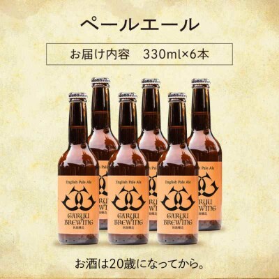 産地直送!ご当地ビール!臥龍クラフトビール(臥龍ペールエール)計6本 [AGAY003]