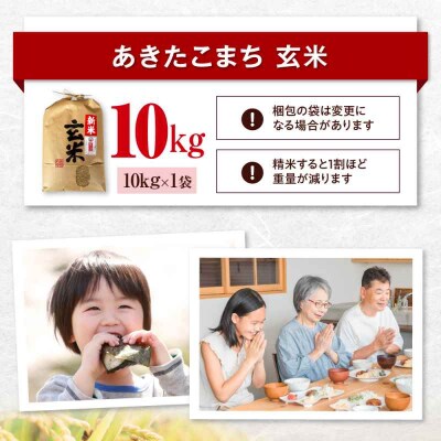 米食味鑑定士×お米ソムリエ!【玄米】あきたこまち 10kg [AGAV024]