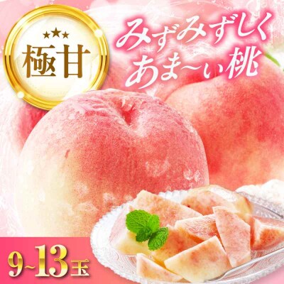 【先行受付】【7月中旬から順次発送】桃 9-13玉入 [AGBD006]