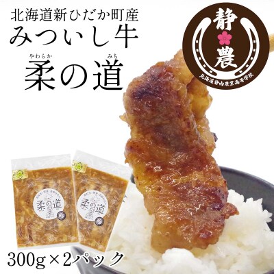 北海道産黒毛和牛 みついし牛柔の道 300g×2パック