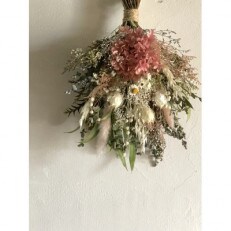 販売超安い - ドライフラワースワッグ❁2種薔薇のgirly botanical swag