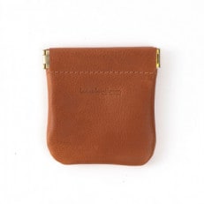 【革製品】口金のマルチケース(色・コニャック)