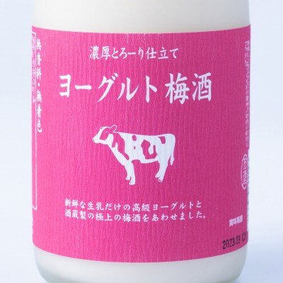 【冬】ヨーグルト梅酒720ml×あまおう 約250g×2パック《糸島》