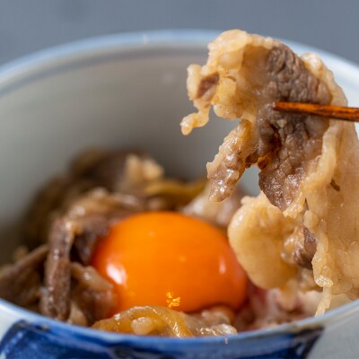 北海道産 黒毛和牛 こぶ黒 牛丼4パック&ハンバーグ6個セット