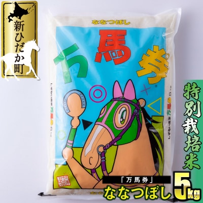 北海道産特別栽培米ななつぼし 万馬券5kg
