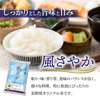 【6回定期便】東御市産の特別栽培米「風さやか」約10kg