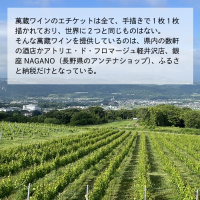 【鹿之助萬蔵】彫刻家がつくる白ワイン2種飲み比べ(2本)