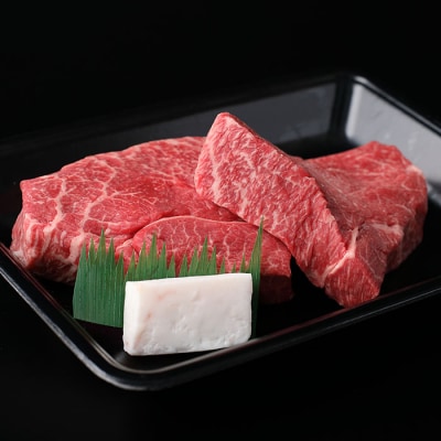 厳選 A5-A4 山形牛 メス牛 赤身ステーキ 450g(約150g×3枚) FY22-259