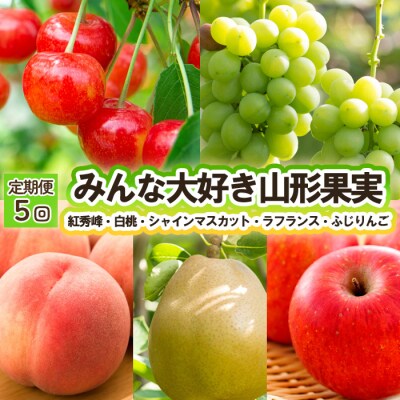 【定期便5回】みんな大好き山形果実 【令和8年産】FU23-821