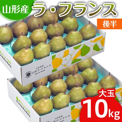 山形のラ・フランス大玉 10kg(20～28玉) 後半【令和8年産】FS25-748