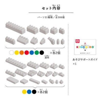 ダイヤブロック　KIHONIRO(キホンイロ) M