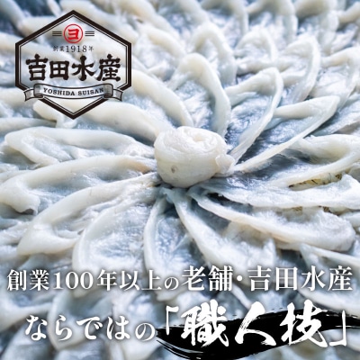 ふぐ刺身(3-4人前) 冷凍 フグ刺し BV005